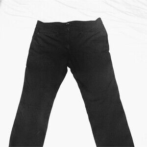 W-59 White House Black Market Black Straight Leg Pants